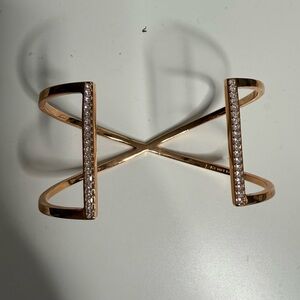 Henri Bendel Rose gold plated bracelet Cuff